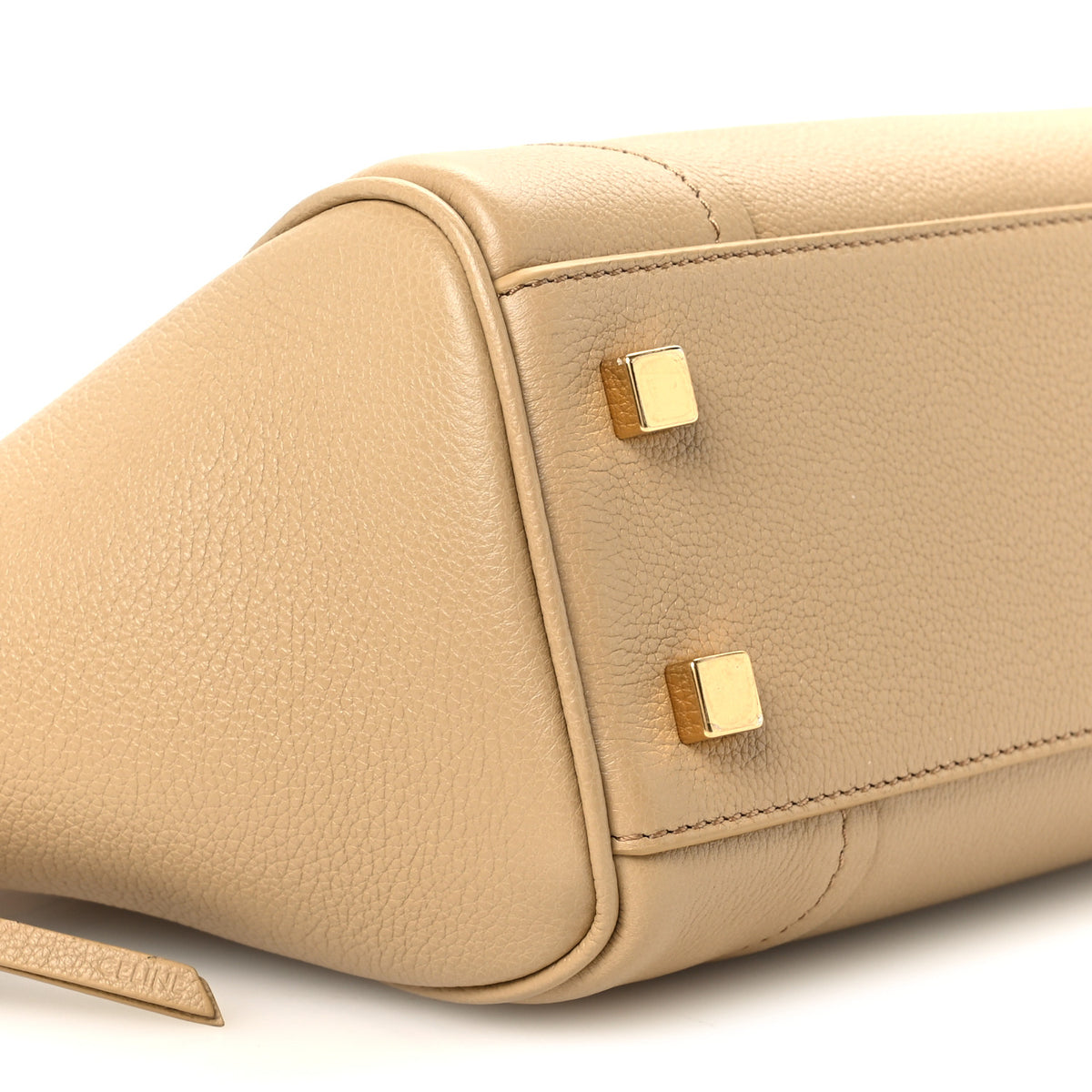 Celine Grained Calfskin Little New Luggage Sandcastle 9 of 10