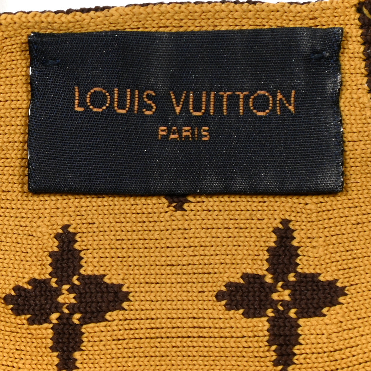 Louis Vuitton Monogram Knit Face Mask Brown 3 of 4