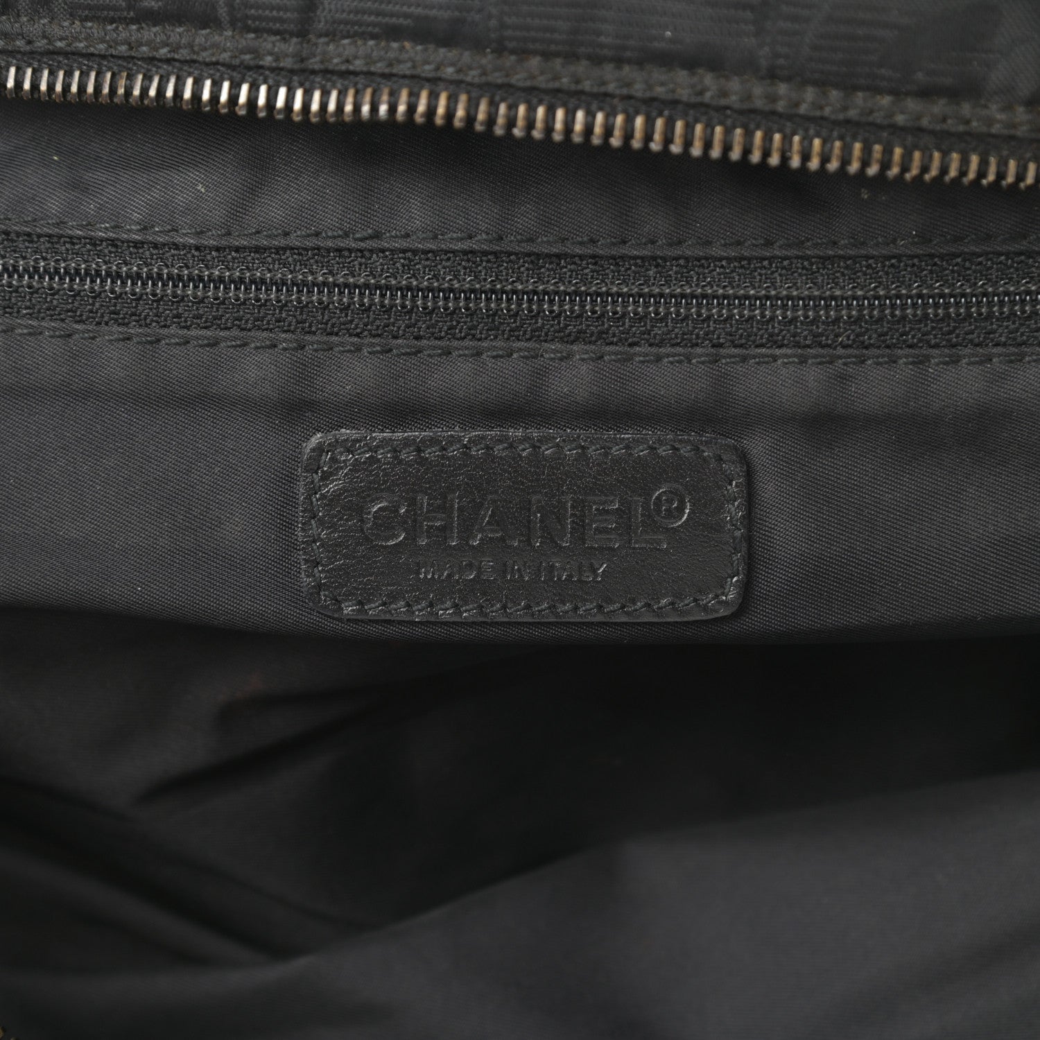 Chanel Nylon Travel Bowler Black 6 of 17