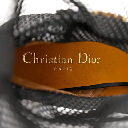 Christian Dior Empriente Mesh Montaigne Knee Boots 39 Black 8 of 8