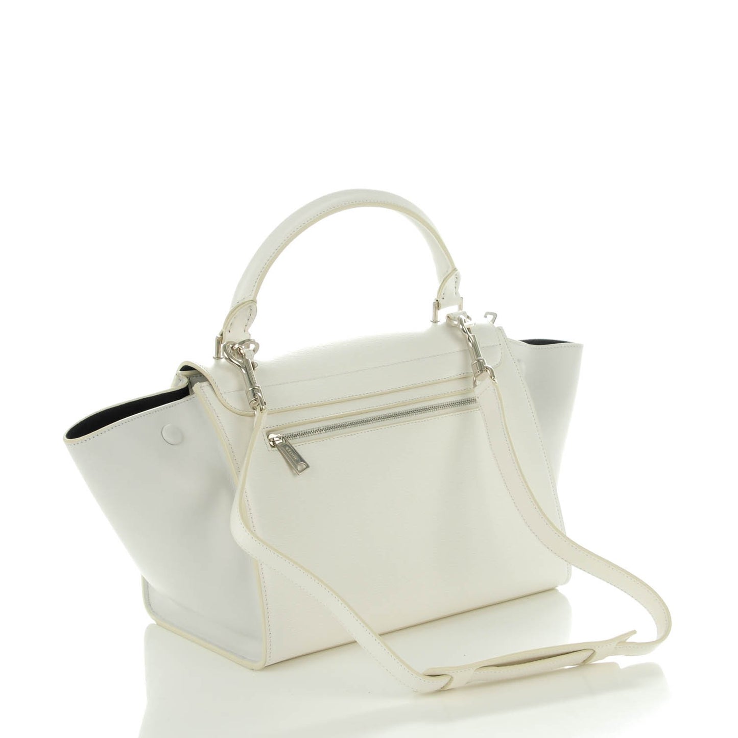 Liege Calfskin Small Trapeze White