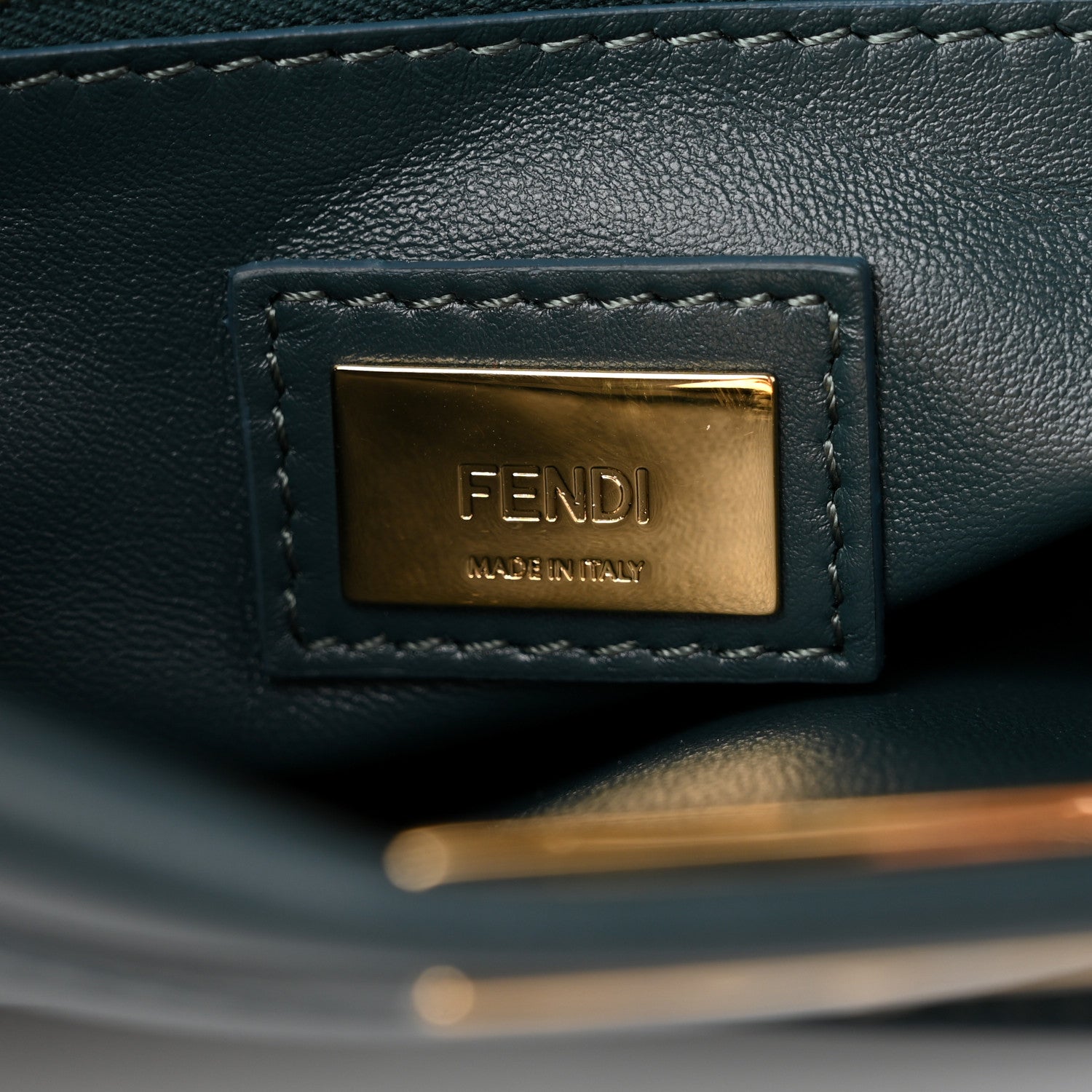Fendi Nappa Mini Peekaboo Iconic Satchel Amazzonia 7 of 8