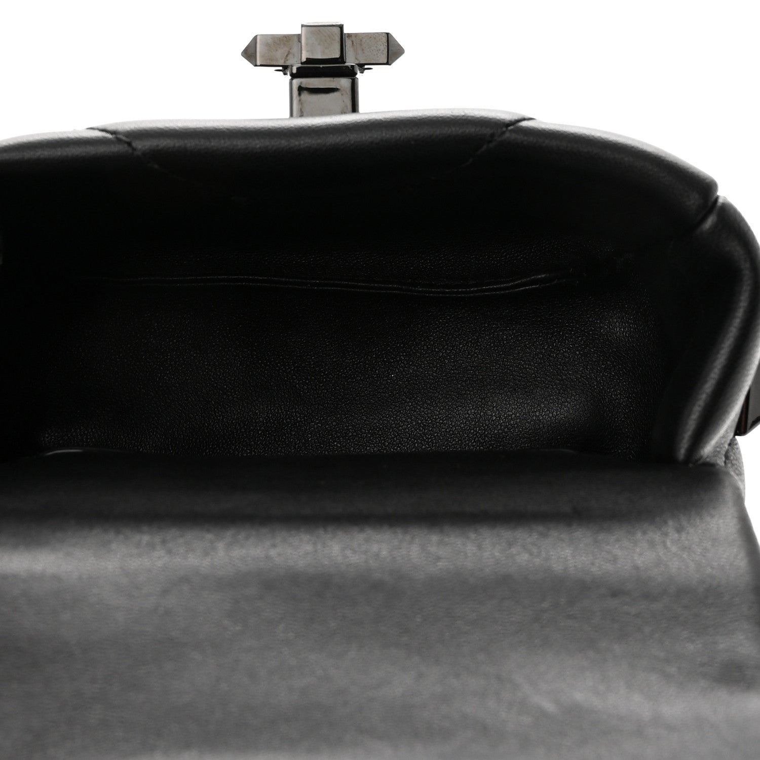 Valentino Garavani Nappa Monochrome Mini Roman Stud The Shoulder Bag Black 5 of 9