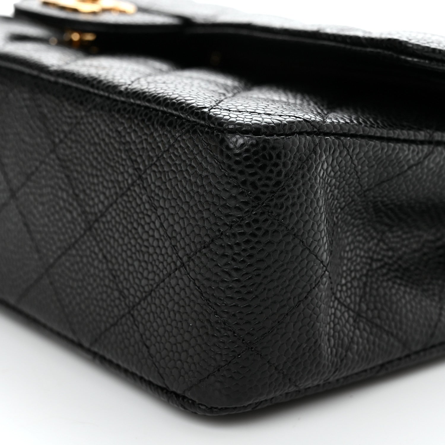 Chanel Caviar Quilted Medium Double Flap Black 10 of 11