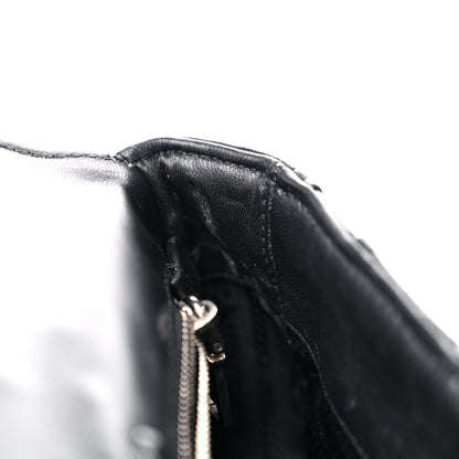 Prada Nappa Gaufre Small Chain Flap Shoulder Bag Black 12 of 16