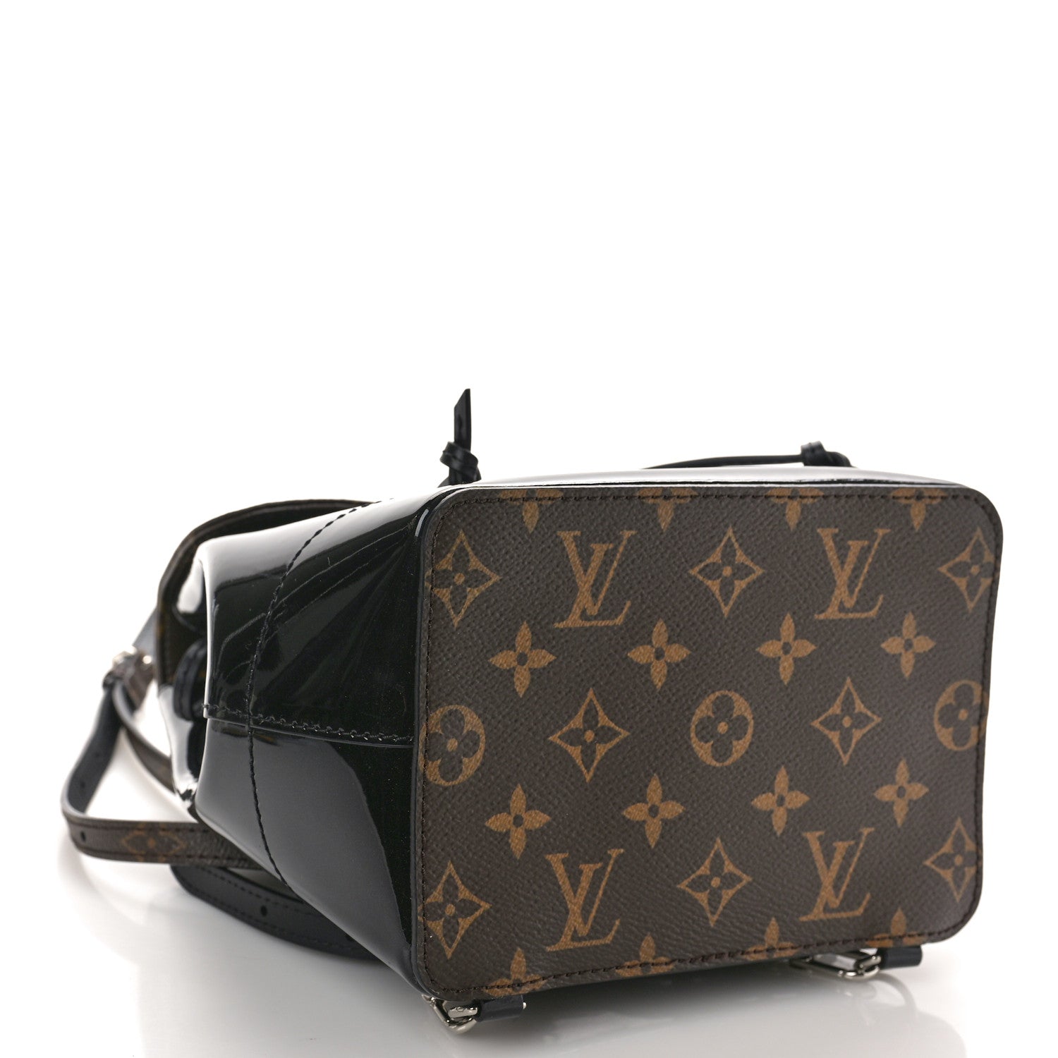 Louis Vuitton Patent Monogram Hot Springs Backpack Black 4 of 9