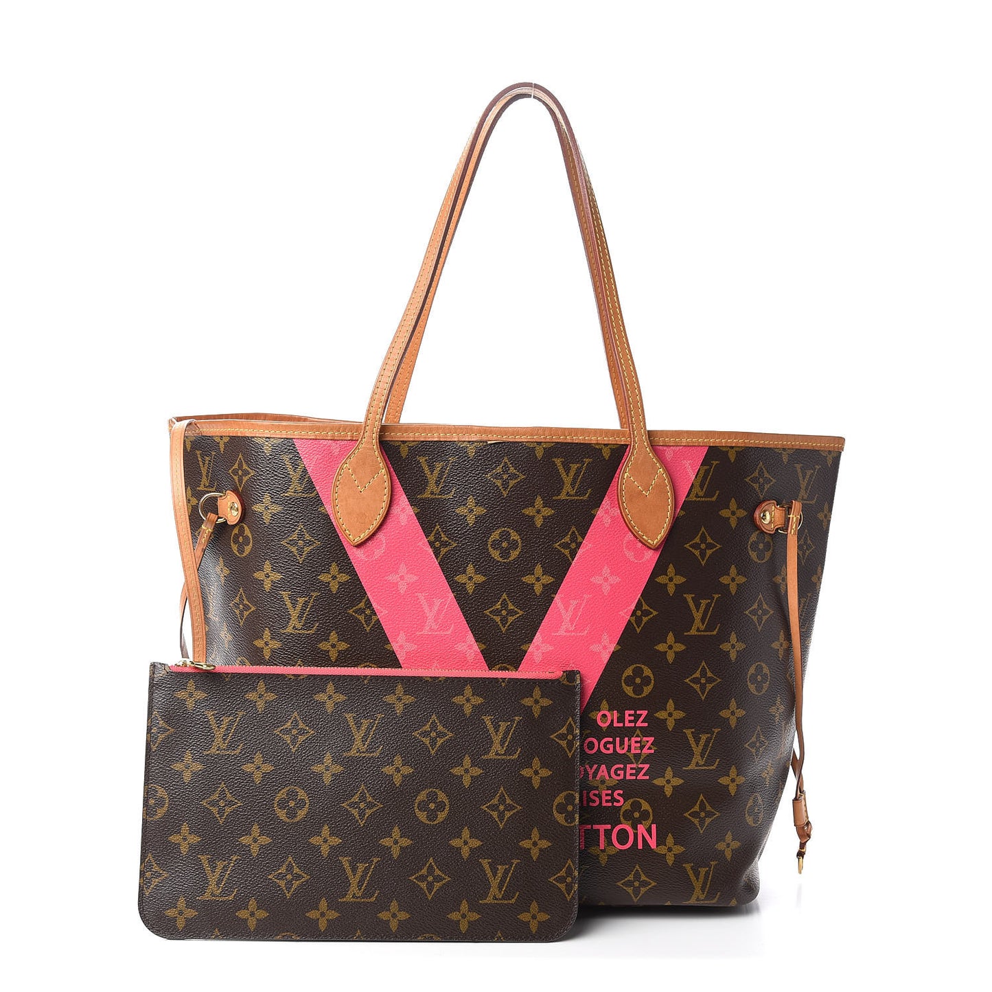 Monogram V Neverfull MM Grenade