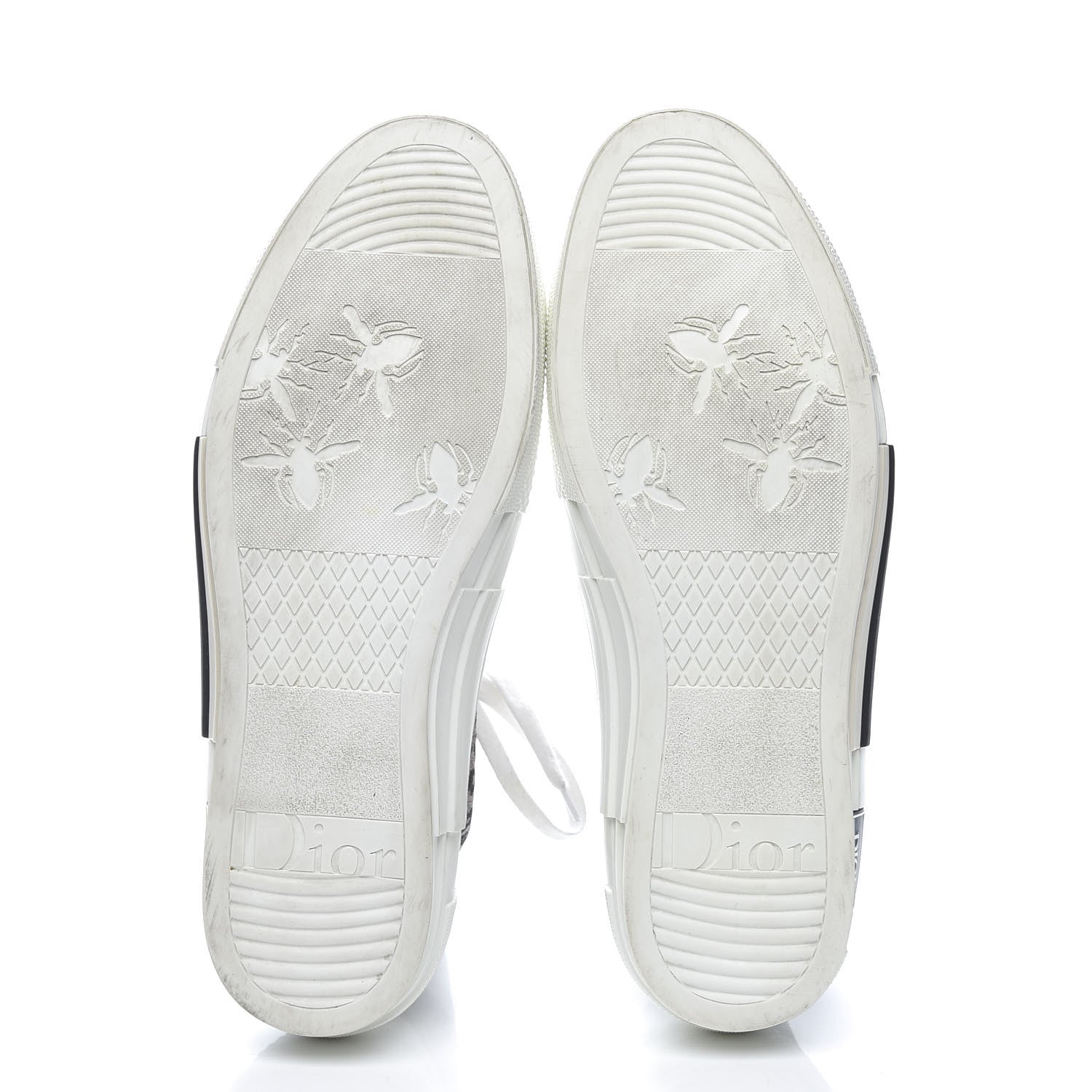 Christian Dior Canvas Leopard Print Mens B23 High Top Sneakers 45 White 6 of 10