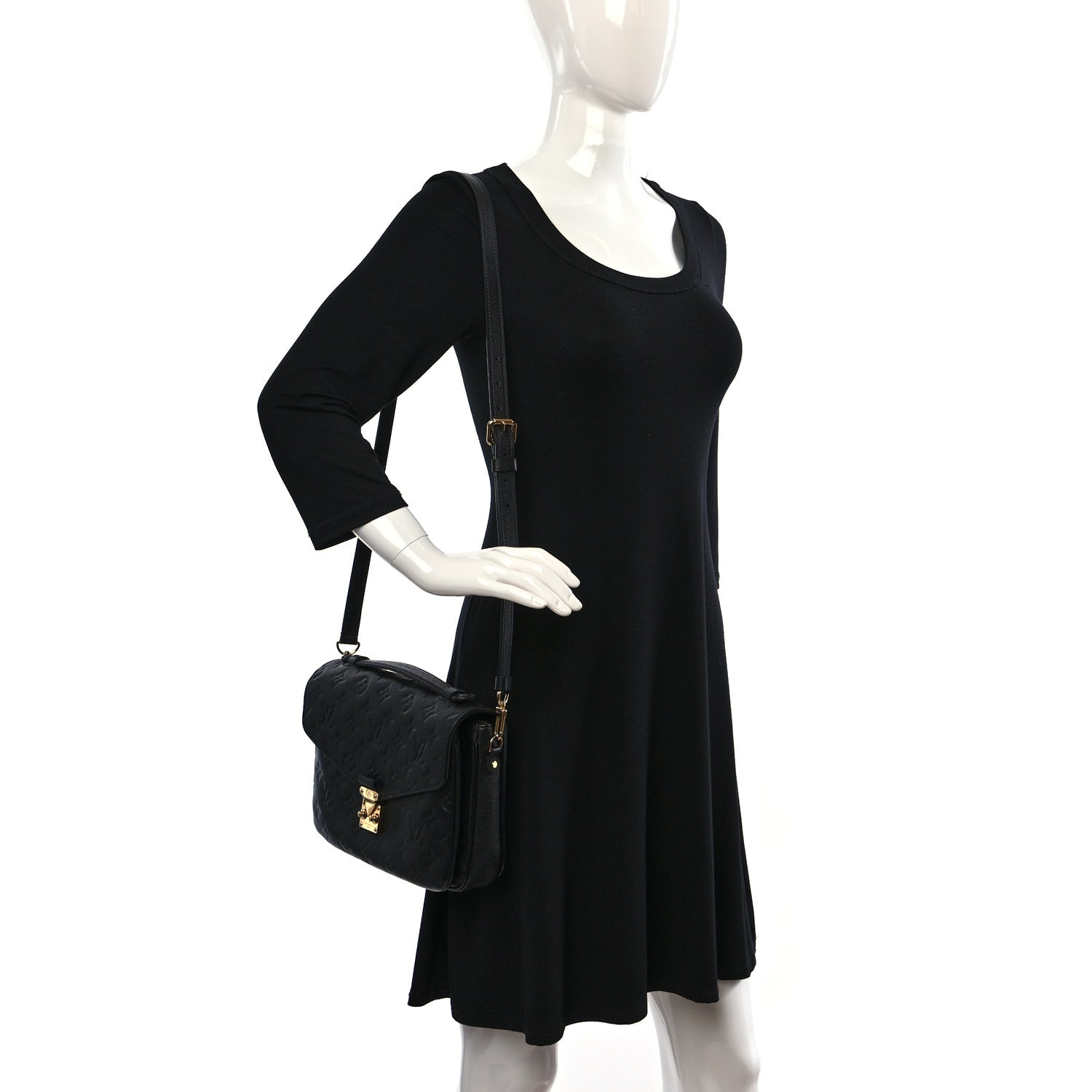 Louis Vuitton Empreinte Pochette Metis Black 2 of 8