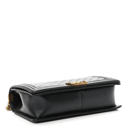 Chanel Lambskin Quilted New Medium Boy Flap Black 4 of 12
