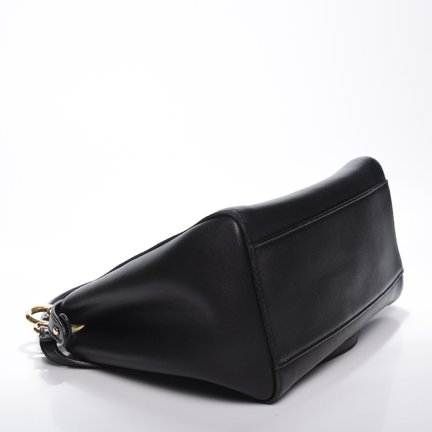 Fendi Nappa Mini Peekaboo Iconic Satchel Black 3 of 11