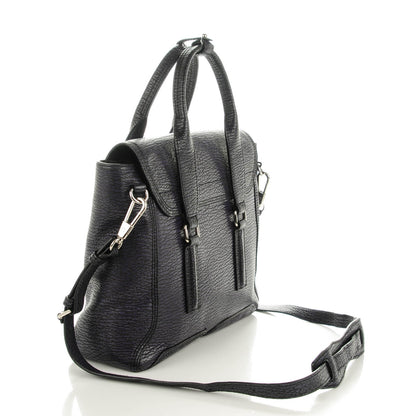 3.1 Phillip Lim 3.1 Textured Calfskin Medium Pashli Satchel African Violet 3 of 7