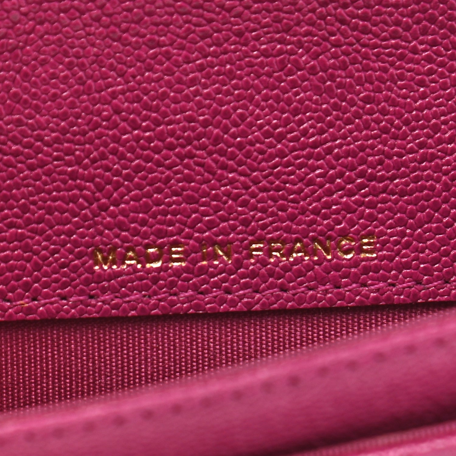 Chanel Caviar Quilted Boy Flap Card Holder Fuchsia 7 of 8