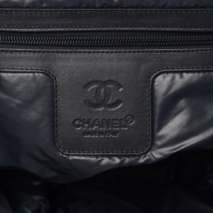 Chanel Nylon Quilted Coco Cocoon Bowler Grey 7 of 11