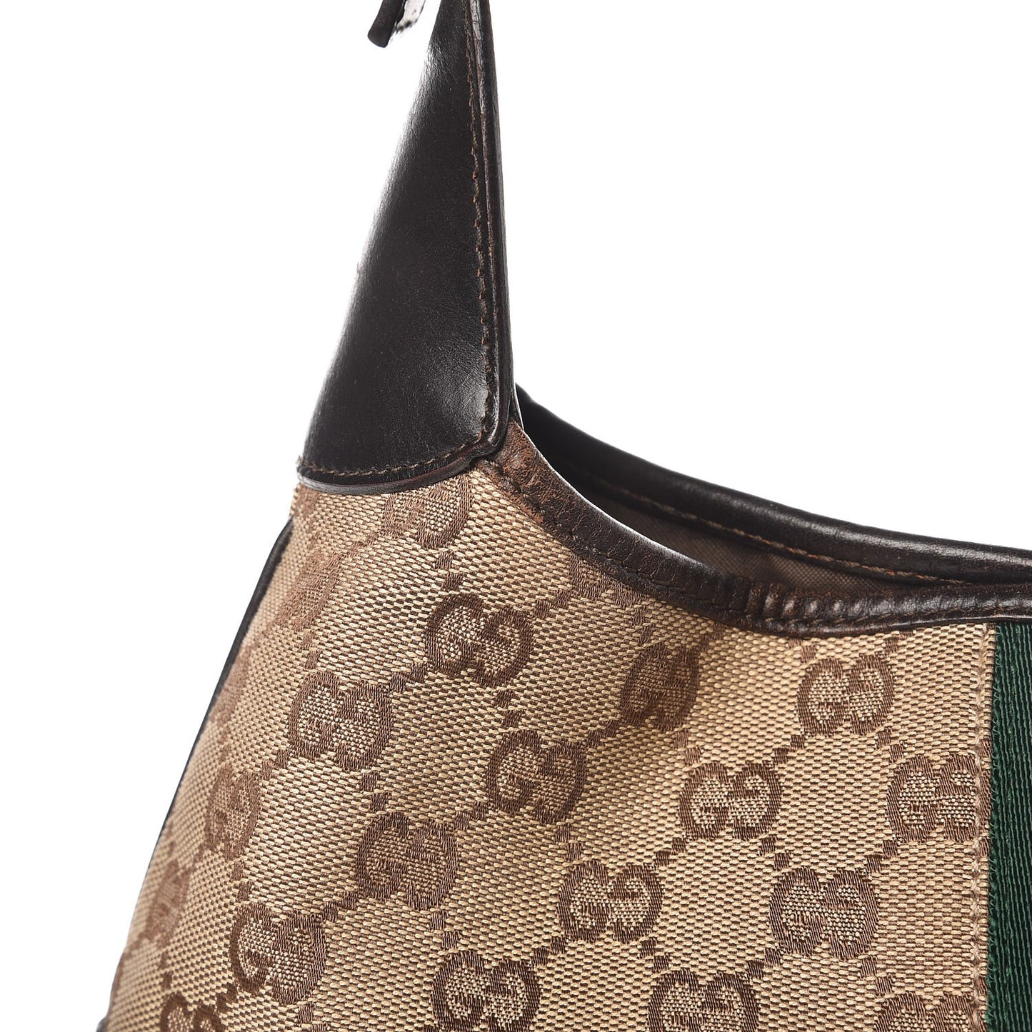 Monogram Web Jackie O Hobo Dark Brown