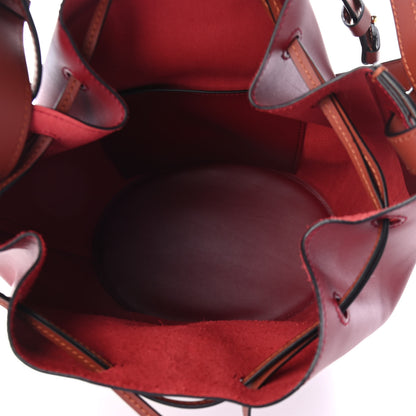 Loewe Calfskin Medium Balloon Bucket Bag Burgundy Tan 4 of 4