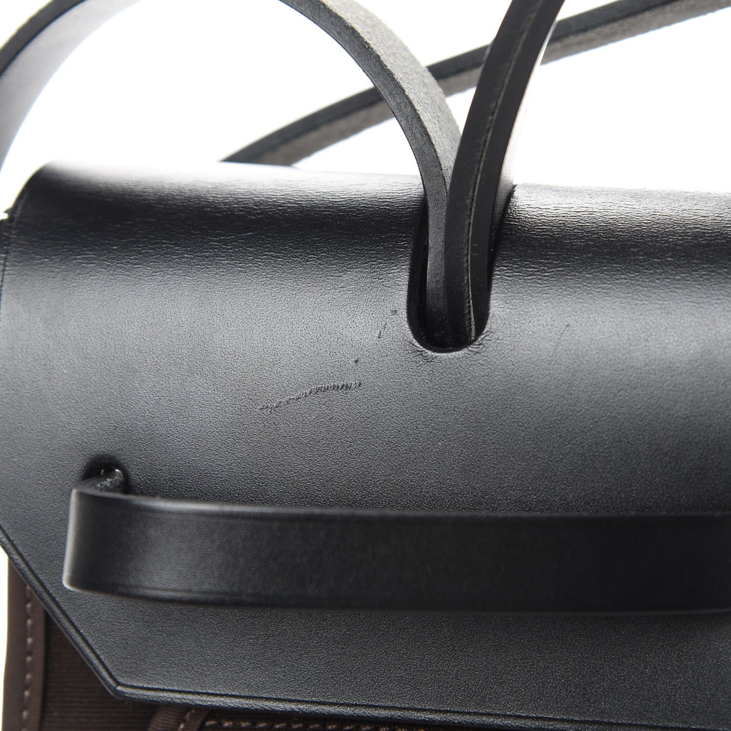 Hermes Toile Vache Hunter Herbag Zip 31 PM Black Ebene 13 of 15