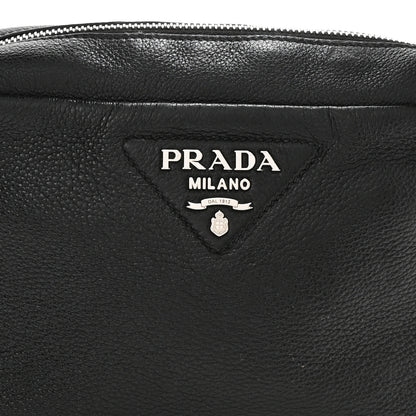 Prada Vitello Daino Crossbody Black 6 of 9