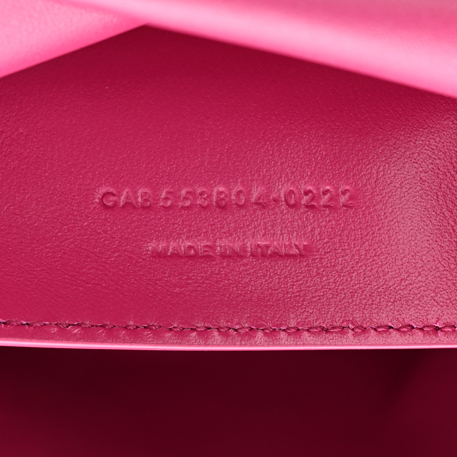 Saint Laurent Smooth Calfskin Suede Medium Reversible Monogram Kate Satchel Rose Rubis 7 of 12