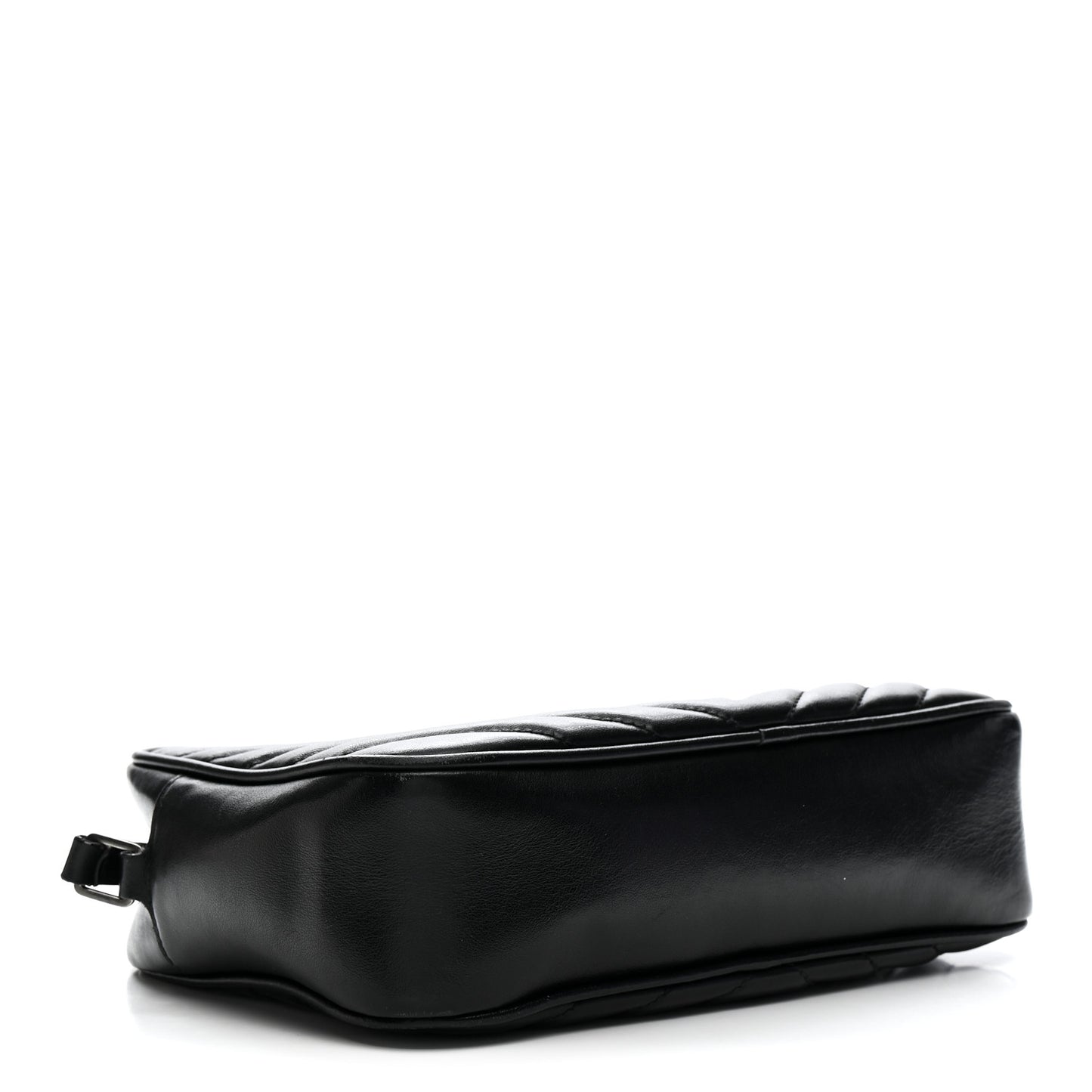 Calfskin Matelasse Monogram Lou Camera Bag Black