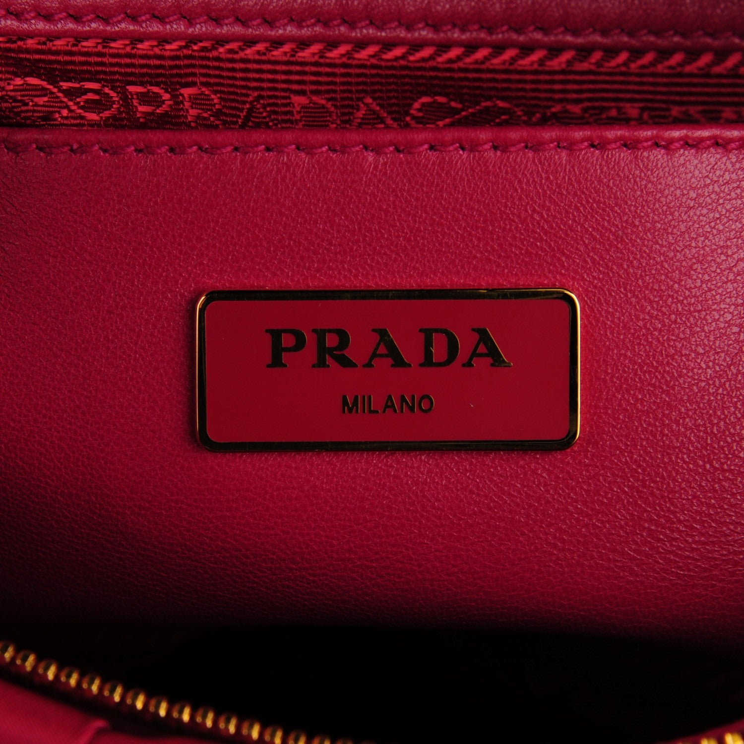 Prada Tessuto Nylon Gaufre Shopping Satchel Ibisco 10 of 10