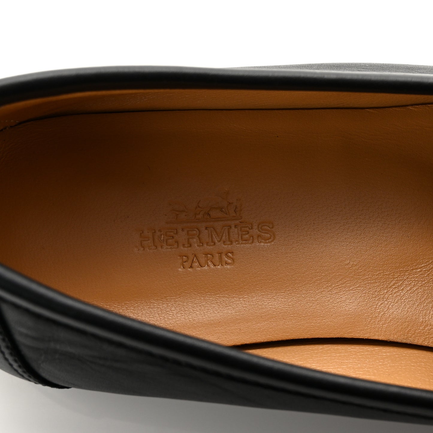 Calfskin Womens Colette Loafers 36 Black