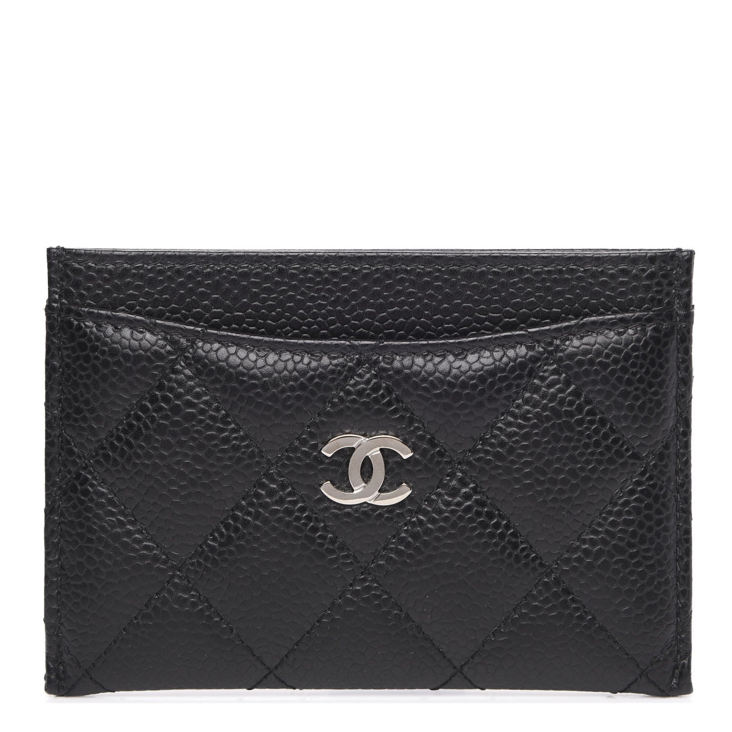 Chanel Caviar Quilted Card Holder Black 1 of 9