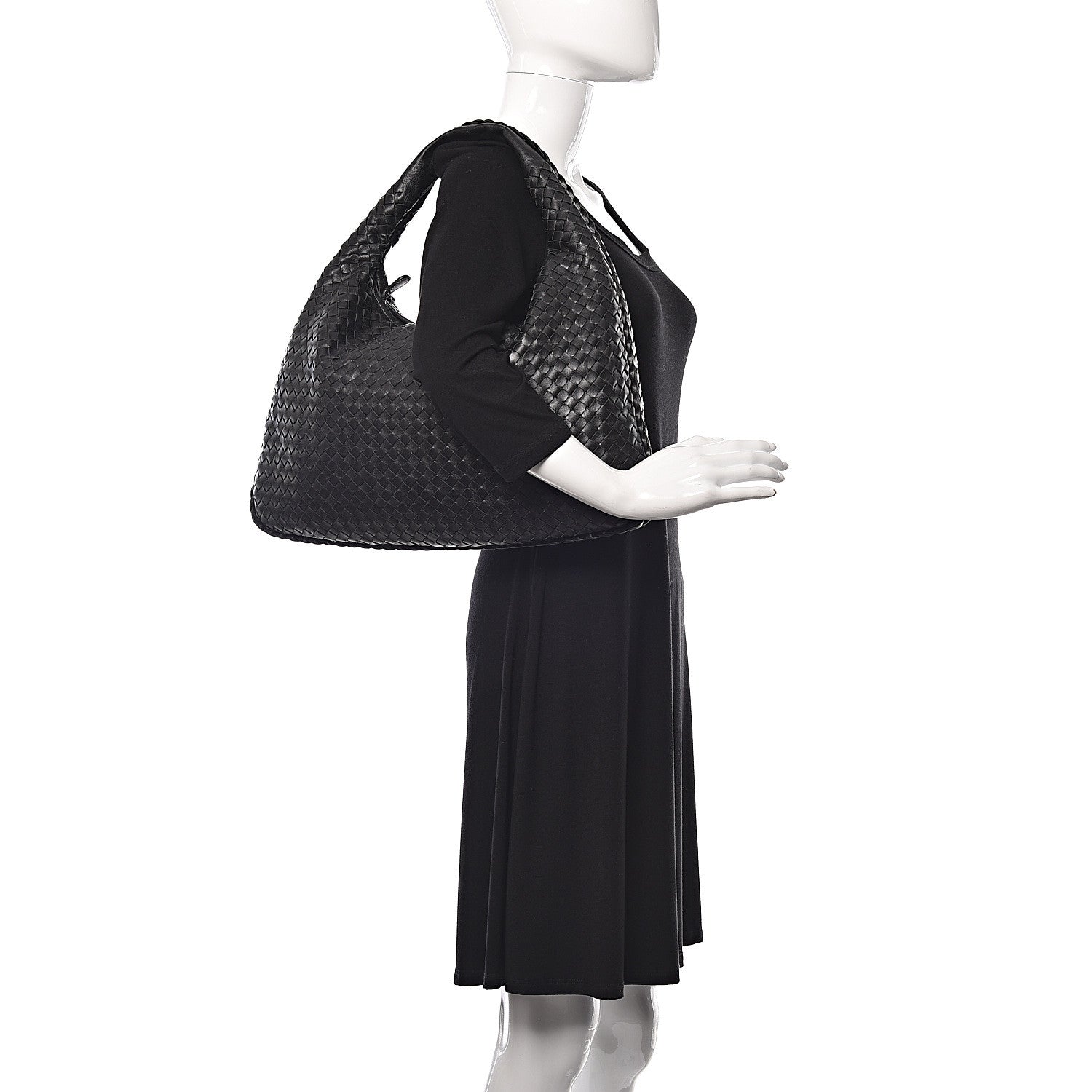 Bottega Veneta Nappa Intrecciato Large Veneta Hobo Black 2 of 8