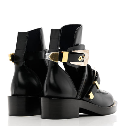 Balenciaga Brushed Calfskin Ceinture Ankle Boots 39.5 Black 4 of 13
