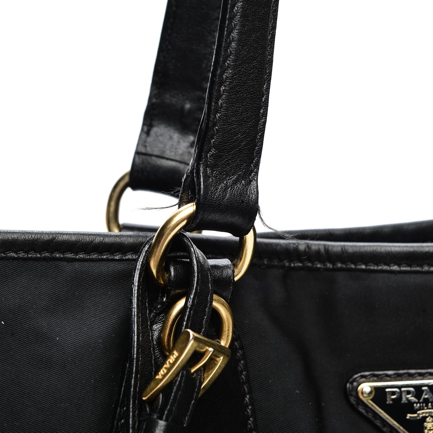 Prada Tessuto Nylon Tote Nero Black 9 of 12