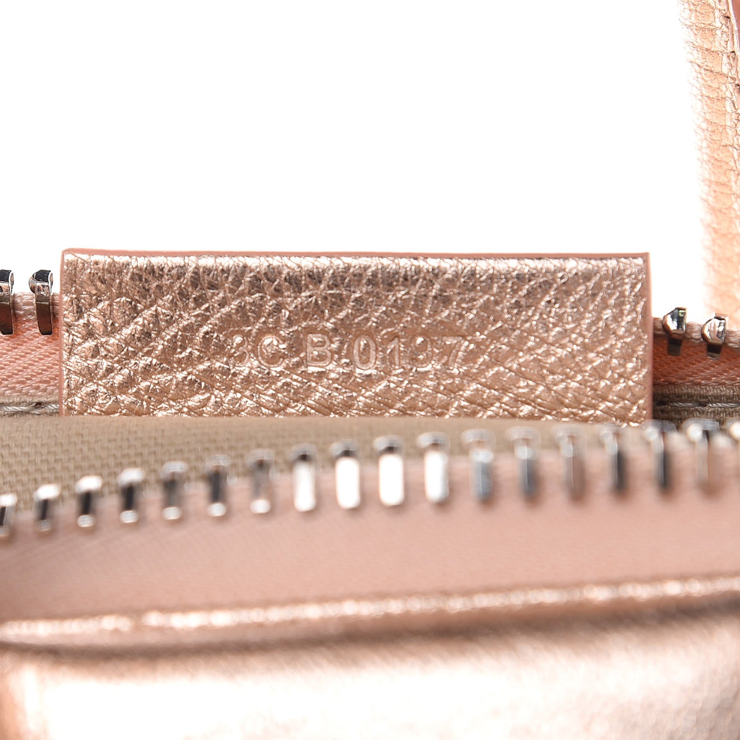 Givenchy Metallic Sugar Goatskin Mini Antigona Light Pink 7 of 12