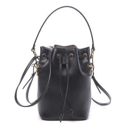 Fendi Vitello Liberty Lucido F is Fendi Mini Mon Tresor Bucket Bag Black 1 of 10