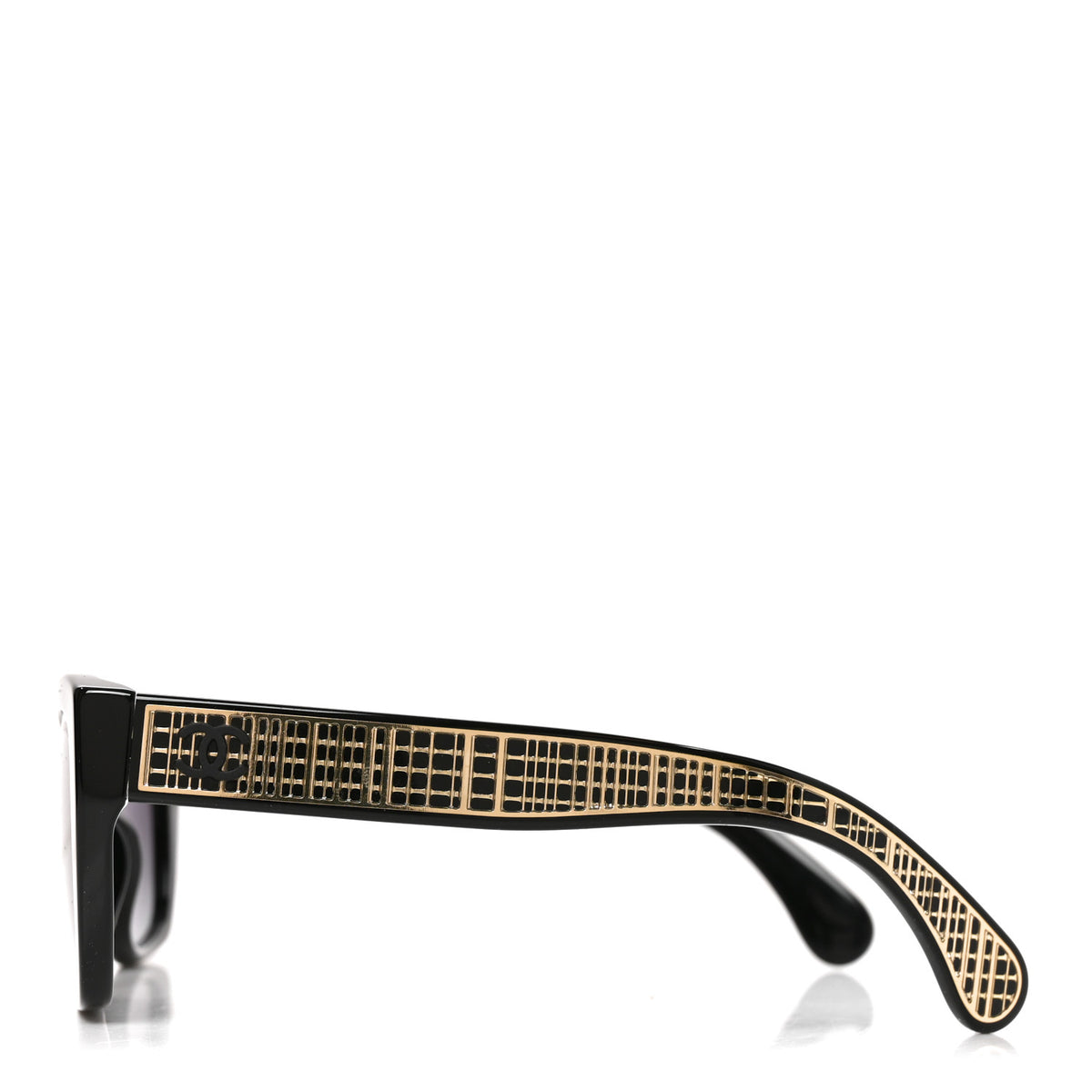 Acetate Metal Butterfly Sunglasses 71553 Black