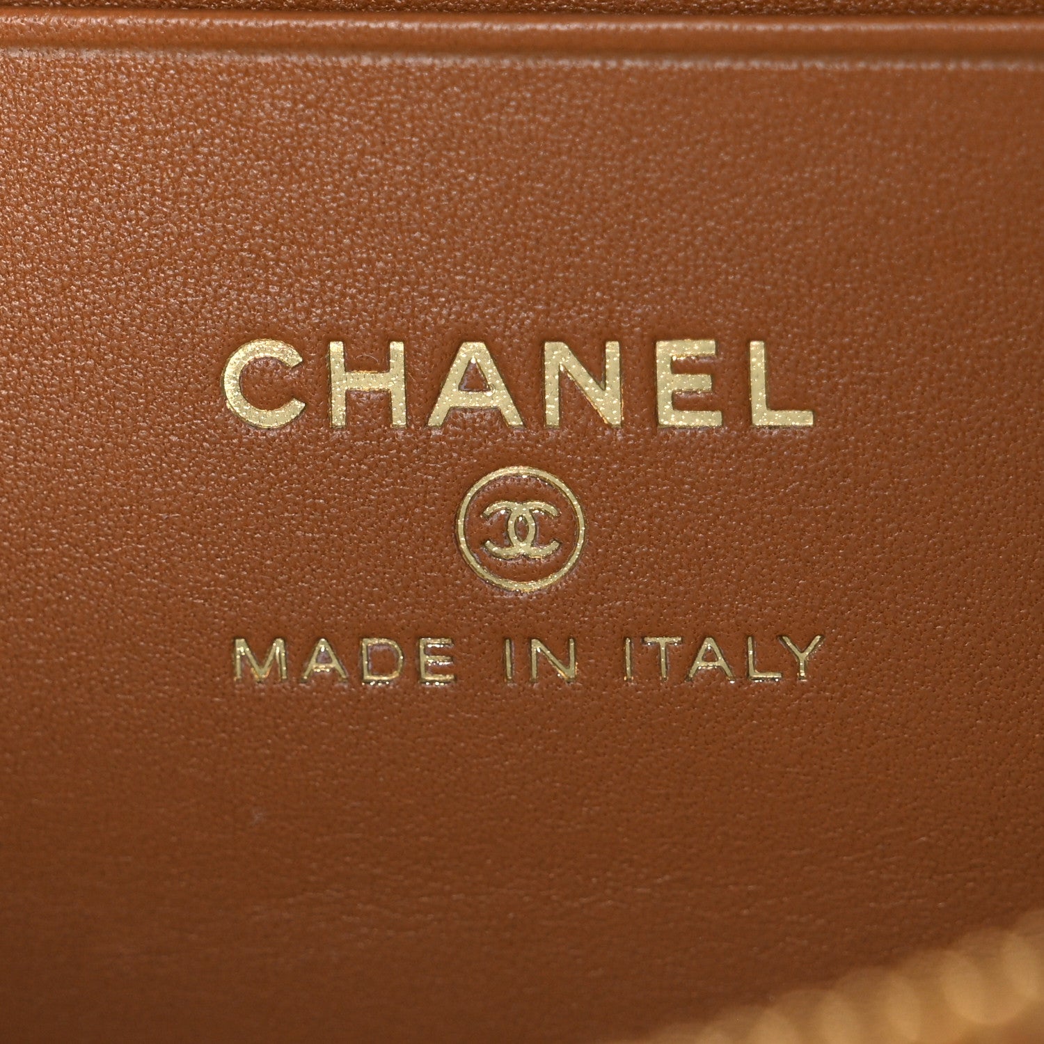 Chanel Washed Denim Calfskin Quilted Top Handle Slim Vanity Case With Chain Blue Brown 5 of 10