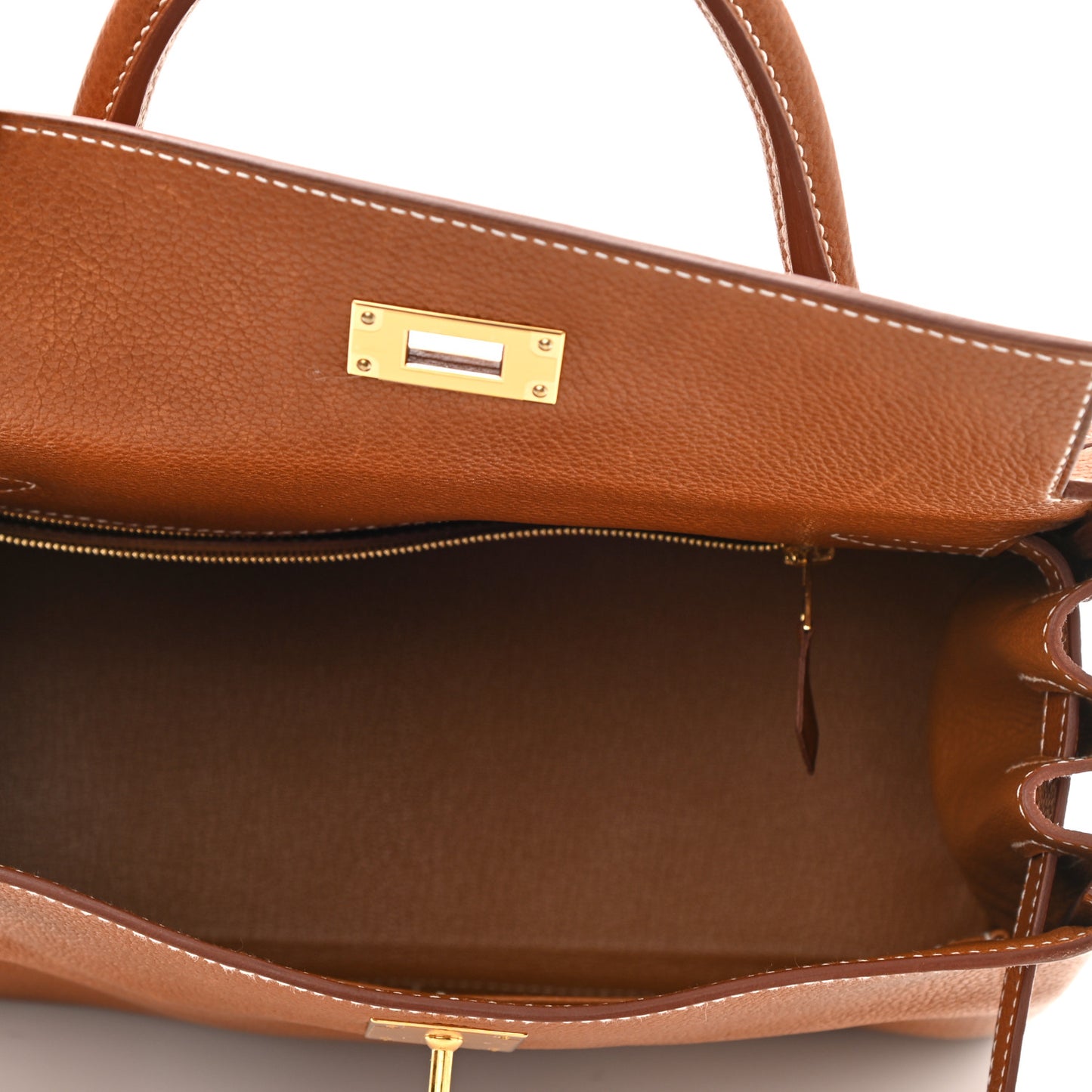 Barenia Faubourg Kelly Retourne 28 Fauve