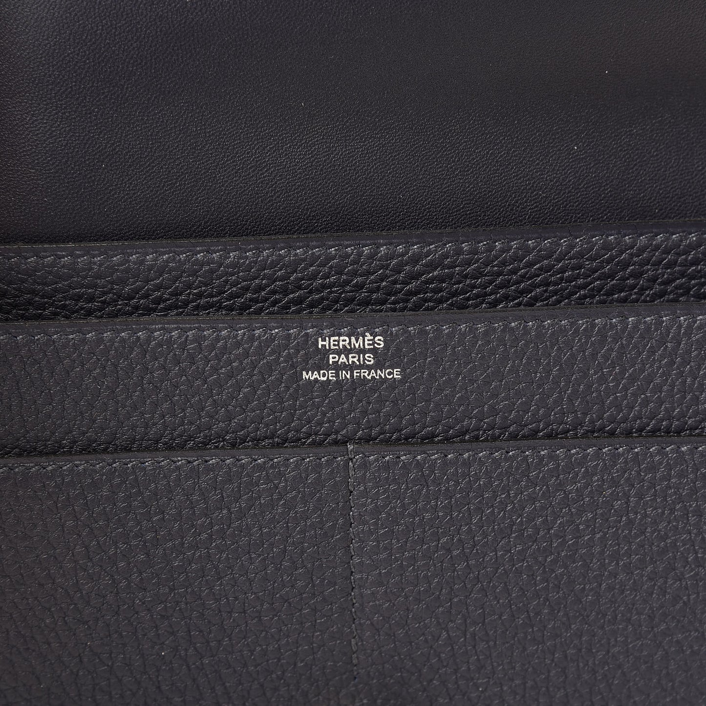 Togo Dogon Duo Wallet Bleu Nuit