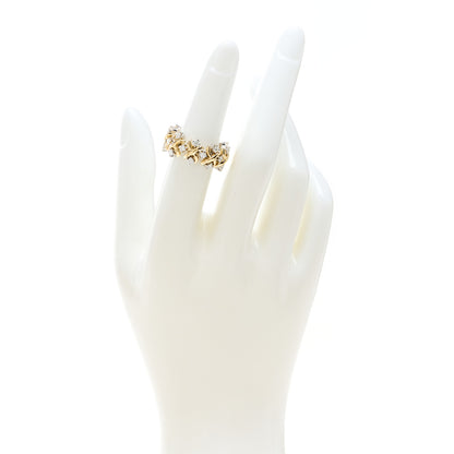 Tiffany Platinum 18K Yellow Gold Diamond Schlumberger Lynn Ring 49 5 2 of 8