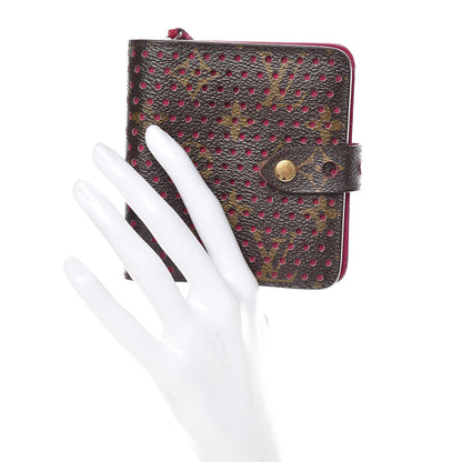Louis Vuitton Monogram Perforated Compact Zipped Wallet Fuchsia 2 of 8