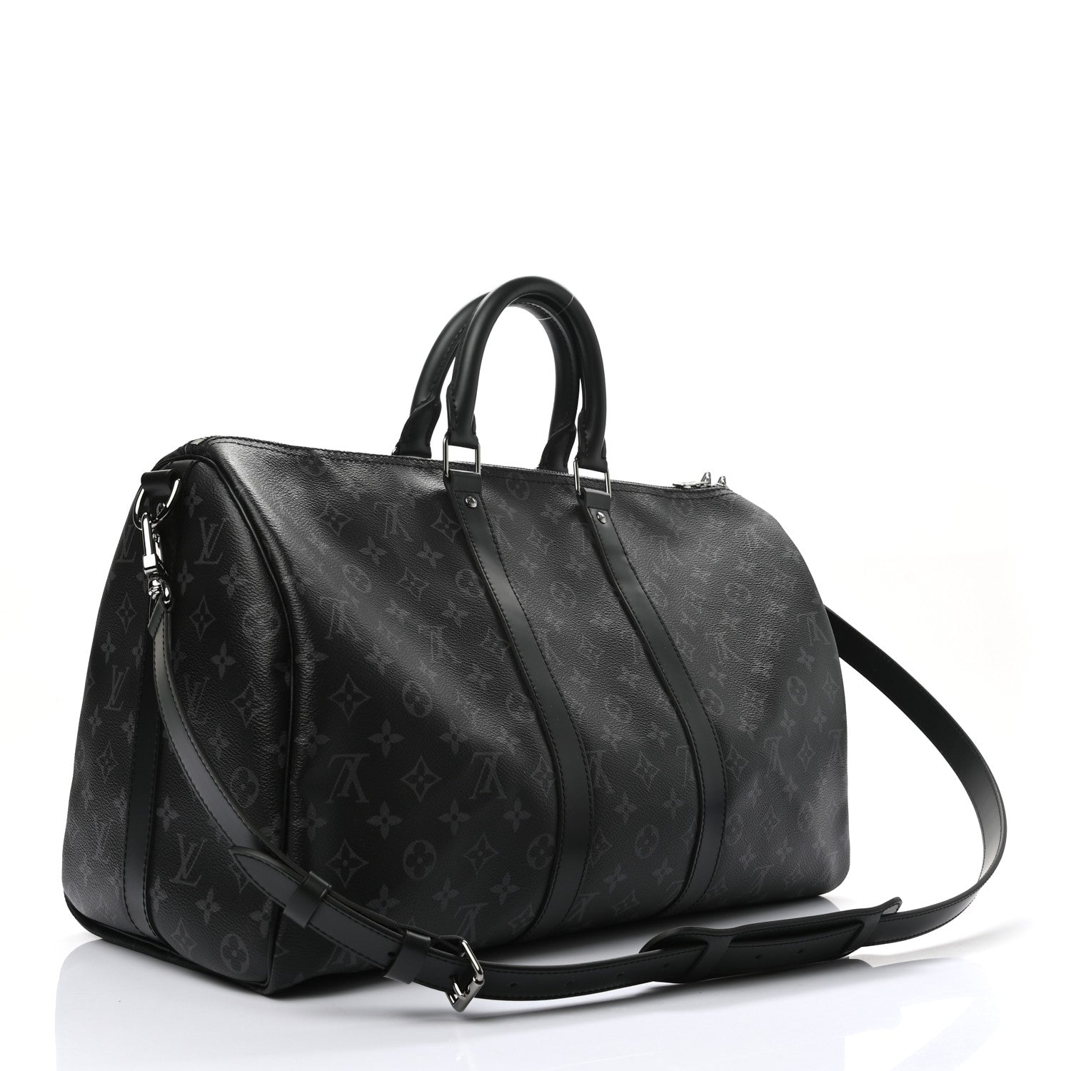 Louis Vuitton Monogram Eclipse Keepall Bandouliere 45 3 of 8