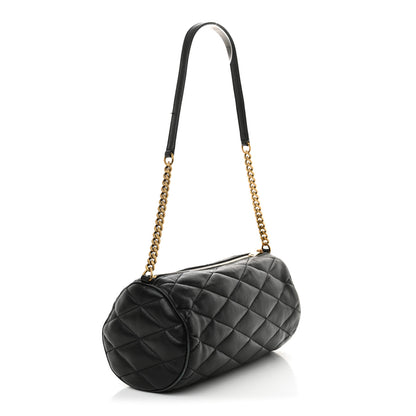Saint Laurent Lambskin Monogram Small Sade Tube Bag Black 3 of 18