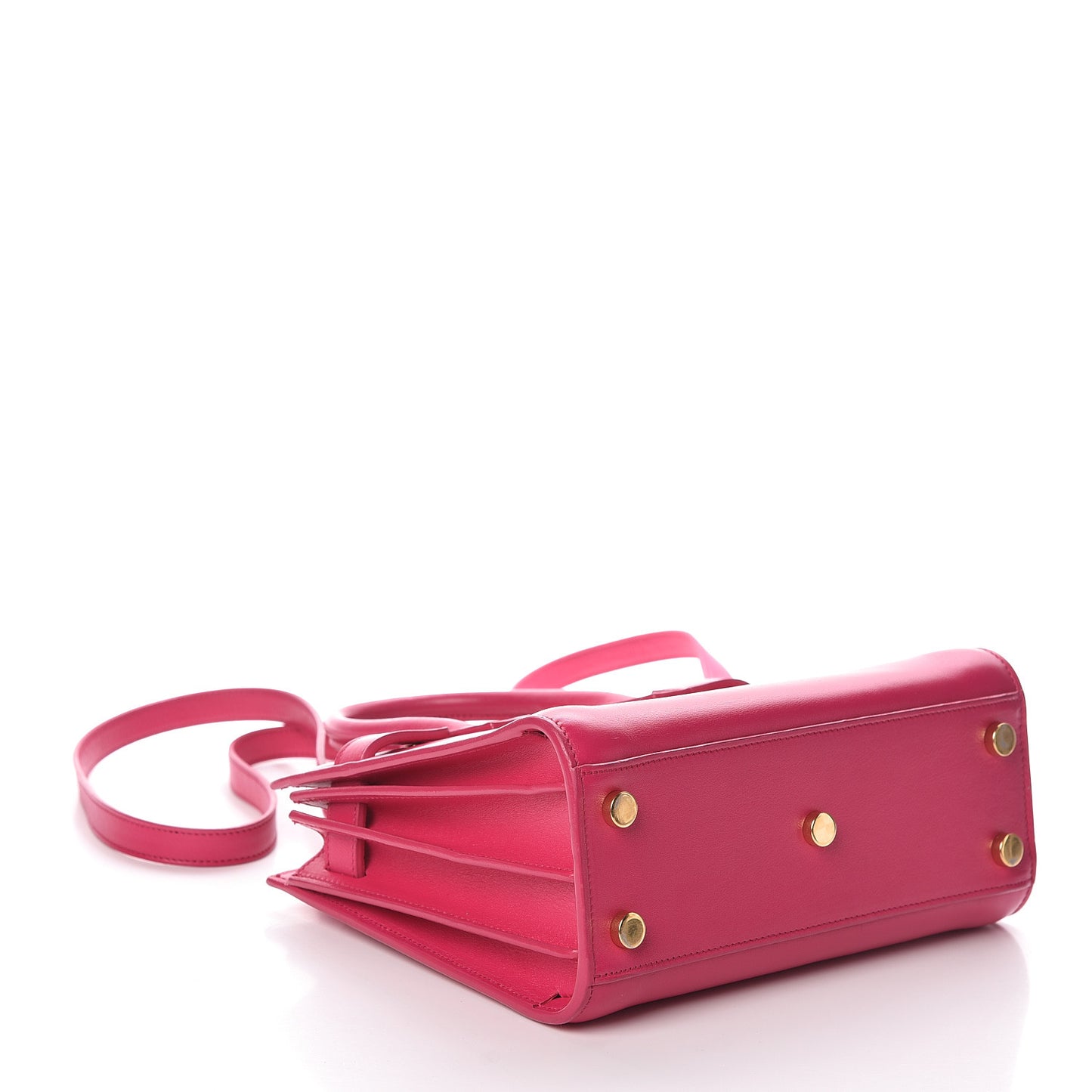 Calfskin Nano Sac De Jour Bubblegum