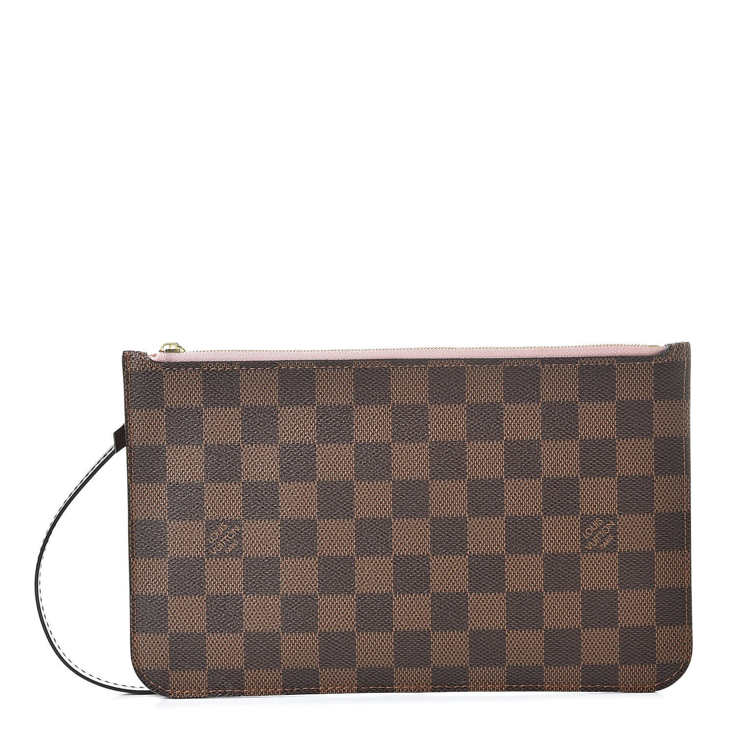Damier Ebene Neverfull MM GM Pochette Rose Ballerine