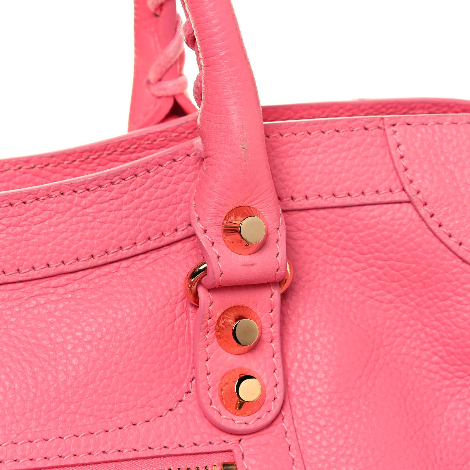 Balenciaga Veau Gravier Classic Gold Hardware S City Rose Dragee 13 of 13