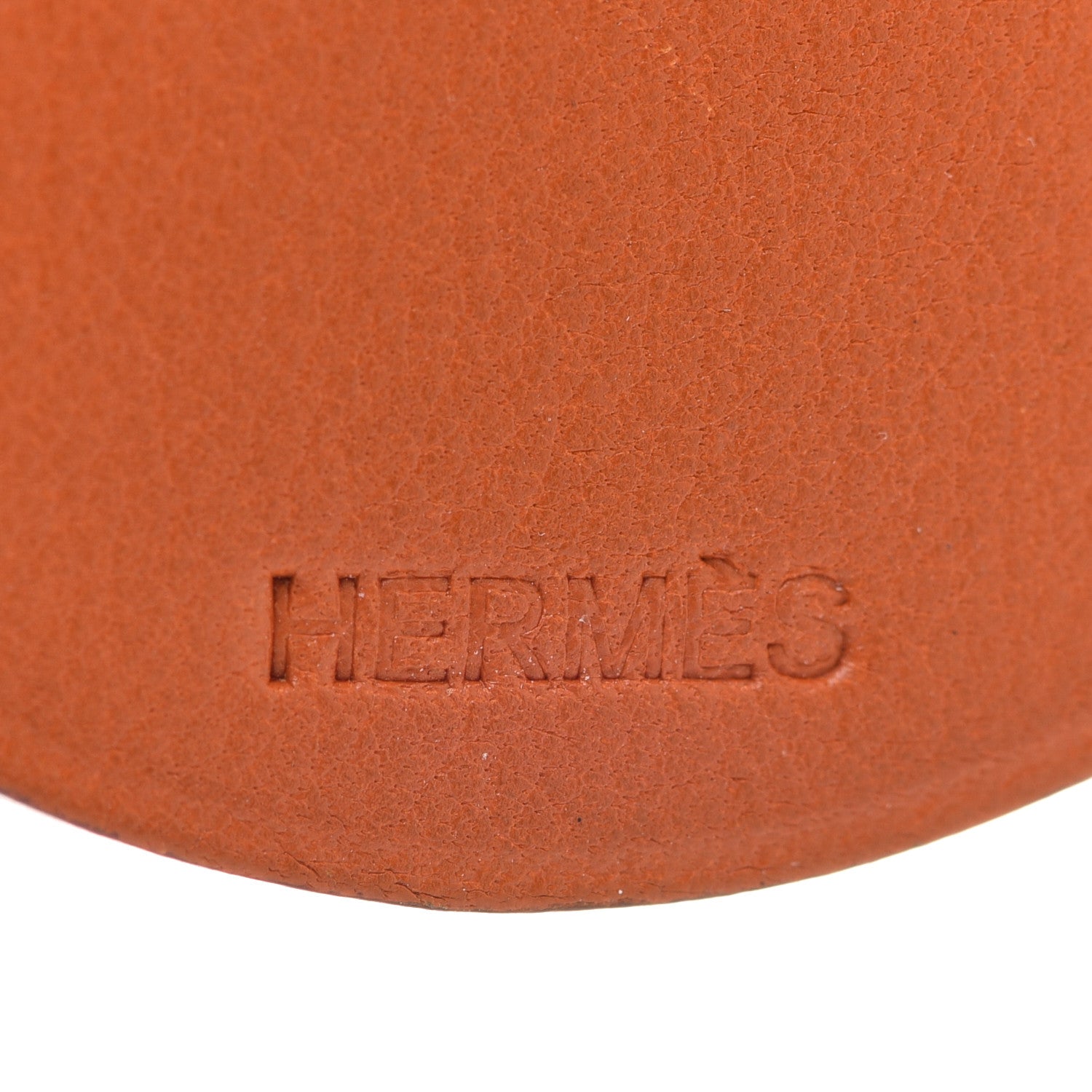 Hermes Tadelakt Tiger Key Chain Bag Charm Potiron 3 of 6