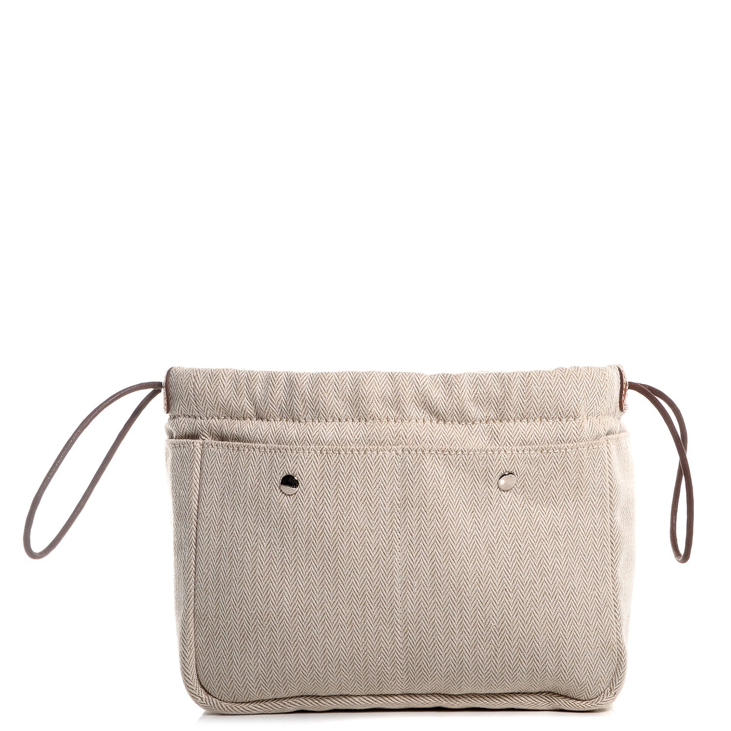 Hermes Canvas Barenia Fourbi 20 PM Pouch Naturel Fauve 1 of 6