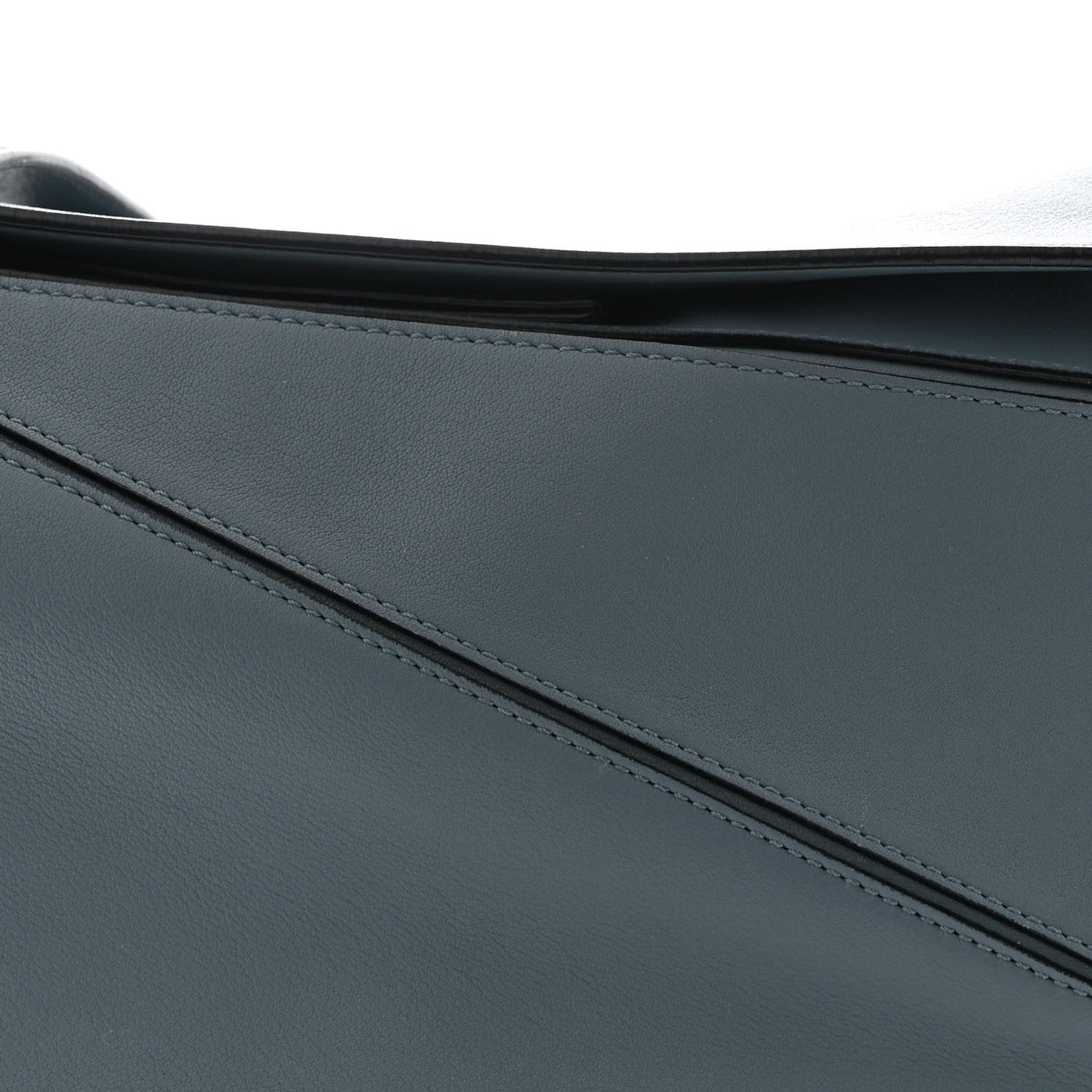 Calfskin Medium Puzzle Bag Stone Blue
