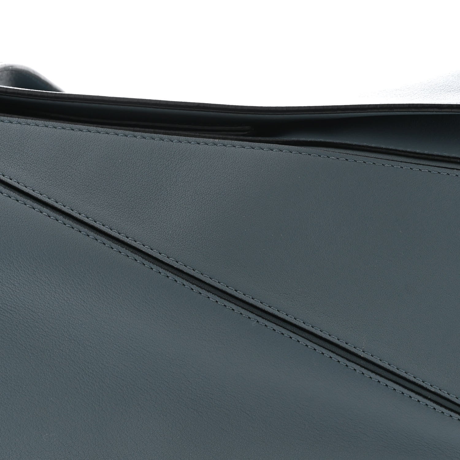 Loewe Calfskin Medium Puzzle Bag Stone Blue 7 of 10