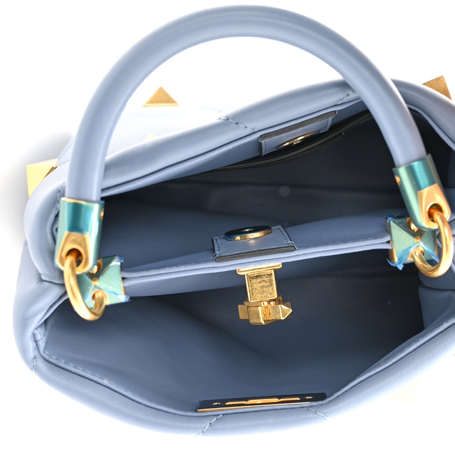 Nappa Small Roman Stud The Handle Bag Niagara
