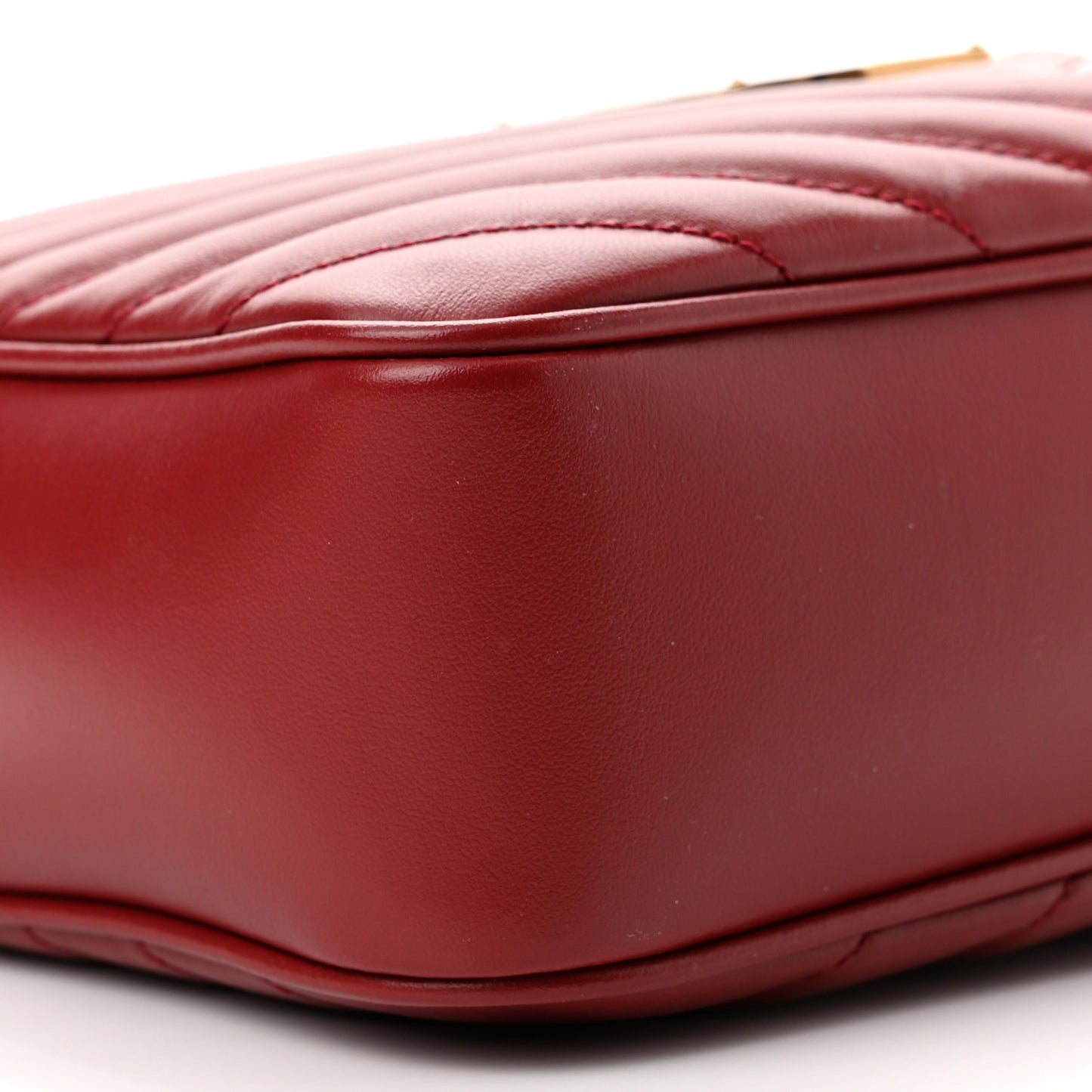 Calfskin Matelasse Monogram Lou Camera Bag Opyum Red