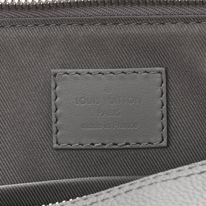 Louis Vuitton Grained Calfskin Aerogram City Keepall Gris 6 of 9